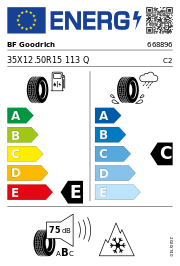 BF Goodrich All-Terrain T/A KO3 LRC RWL 3PMSF 35/12 R15 113Q ALL_SEASON
