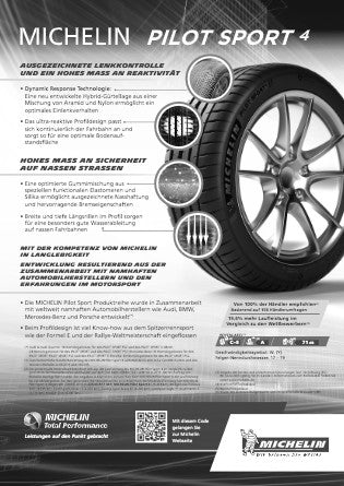 Michelin Pilot Sport 4 FSL XL 235/40 R19 96 (Z)Y Sommer – Bild 3