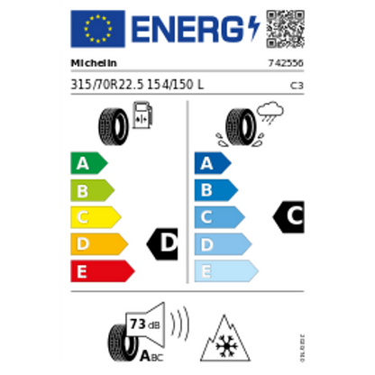 Michelin X Multi HD D 315/70 R22.5 154L Ganzjahr – Bild 2