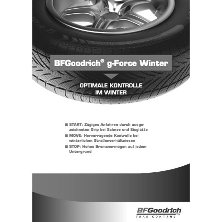 BF Goodrich G Force Winter 3PMSF EL 205/45 R17 88V Winter – Bild 3