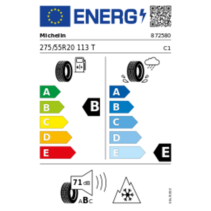 Michelin X-Ice Snow SUV RG 3PMSF 275/55 R20 113T Winter – Bild 2