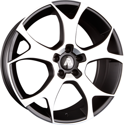 Drewske GHOST.5 Diamond-Black Matt Alufelge 9x22 Zoll ET30 LK 5x120 ML74.1 – Bild 2