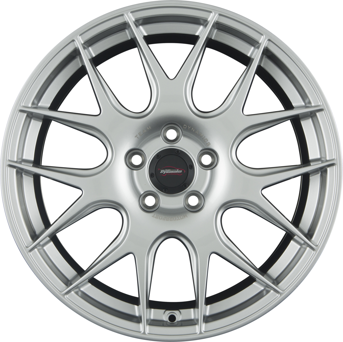 Team Dynamics Pro-Y Hyper Silver Alufelge 8x18 Zoll ET45 LK 5x114.3 ML73.1