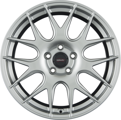 Team Dynamics Pro-Y Hyper Silver Alufelge 8x18 Zoll ET45 LK 5x114.3 ML73.1