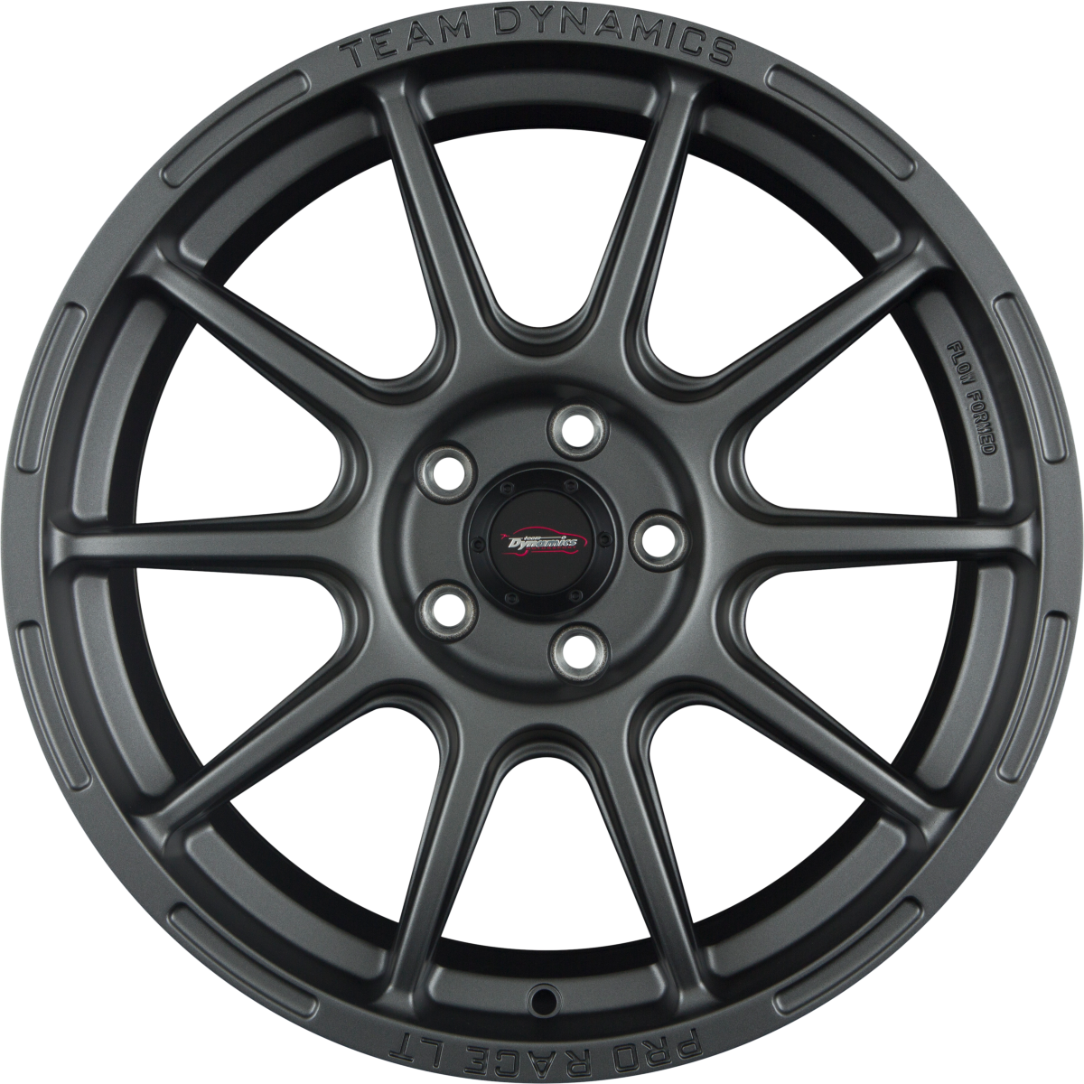 Team Dynamics Pro Race LT Matt Graphit Alufelge 8x15 Zoll ET25 LK 4x100 ML57.1