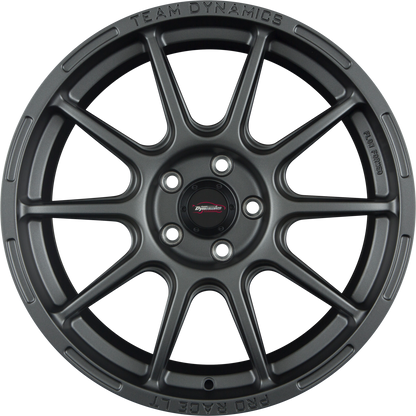Team Dynamics Pro Race LT Matt Graphit Alufelge 8x15 Zoll ET25 LK 4x100 ML57.1