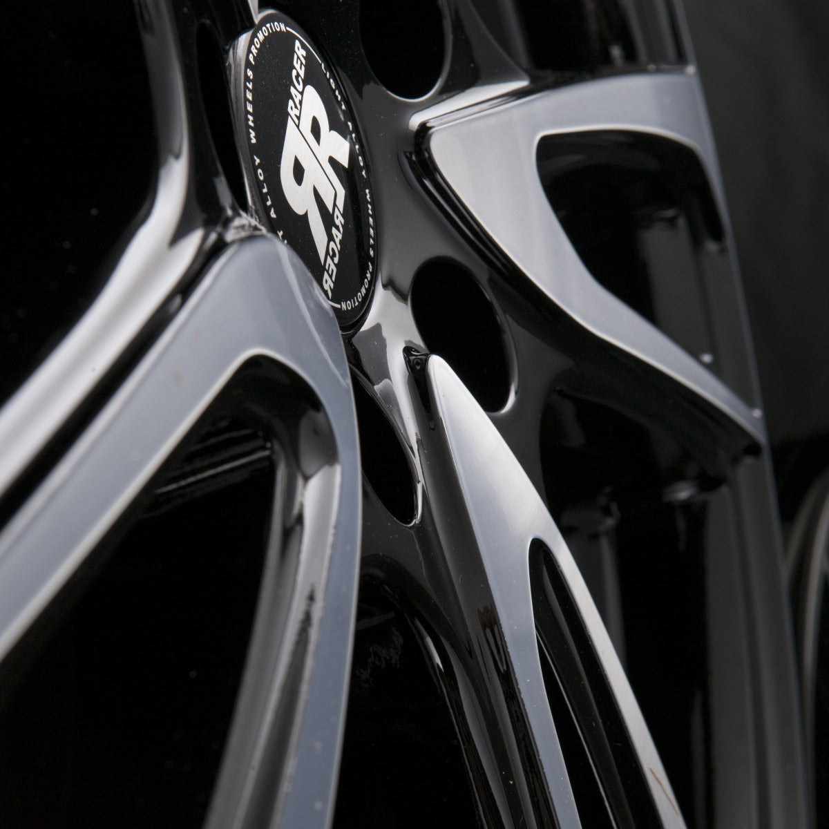 Racer Wave Gloss Black Machined Face Alufelge 7x17 Zoll ET42 LK 5x105 ML56.6 – Bild 3