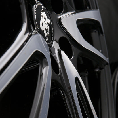 Racer Wave Gloss Black Machined Face Alufelge 7x17 Zoll ET42 LK 5x105 ML56.6 – Bild 3