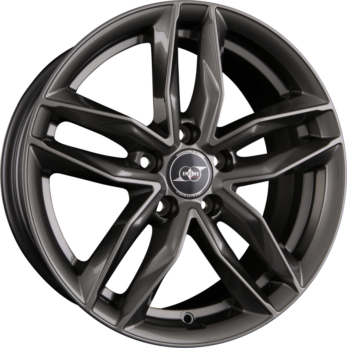 Infiny Wolfburg Full Gun Alufelge 8.5x19 Zoll ET45 LK 5x112 ML66.6 – Bild 2