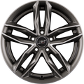 Infiny Wolfburg Gun Metal Machined Face Alufelge 7.5x17 Zoll ET35 LK 5x112 ML66.6
