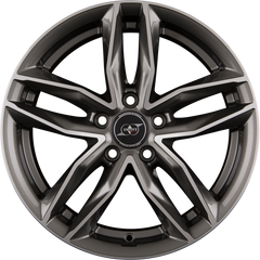 Infiny Wolfburg Gun Metal Machined Face Alufelge 8x18 Zoll ET35 LK 5x112 ML66.6