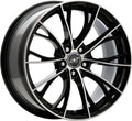 Infiny Spartan noir brillant face polished Alufelge 9.5x19 Zoll ET48 LK 5x120 ML72.6