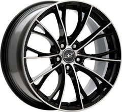 Infiny Spartan noir brillant face polished Alufelge 9.5x19 Zoll ET48 LK 5x120 ML72.6