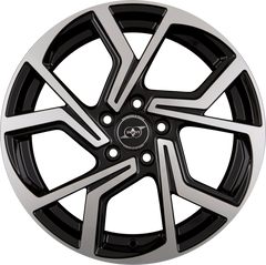 Infiny Essen Bright Black Machined Face Alufelge 7.5x18 Zoll ET51 LK 5x112 ML57.1