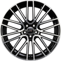 Infiny Zuffen Noir Brillant Face Polie - Bright Black Machined Alufelge 9x20 Zoll ET26 LK 5x112 ML66.6