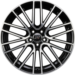 Infiny Zuffen Noir Brillant Face Polie - Bright Black Machined Alufelge 9x20 Zoll ET26 LK 5x112 ML66.6