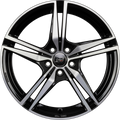 Infiny Goteborg Noir Brillant Face Polie - Bright Black Machined Alufelge 8x18 Zoll ET42 LK 5x108 ML63.4