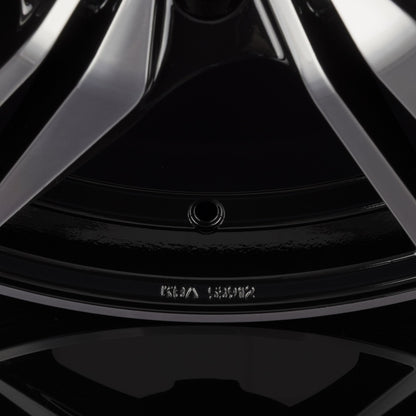 Infiny Goteborg Noir Brillant Face Polie - Bright Black Machined Alufelge 8.5x19 Zoll ET40 LK 5x108 ML67.1 – Bild 4