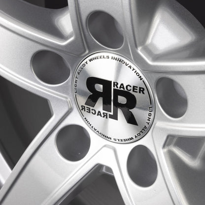 Racer Artic Evo Argent - Silver Alufelge 7x17 Zoll ET38 LK 4x108 ML63.4 – Bild 3