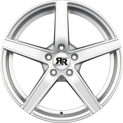 Racer Artic Evo Argent - Silver Alufelge 7x17 Zoll ET40 LK 5x110 ML65.1