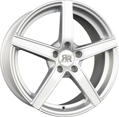 Racer Artic Evo Argent - Silver Alufelge 7x17 Zoll ET45 LK 5x112 ML57.1 – Bild 2