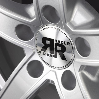Racer Artic Evo Argent - Silver Alufelge 7x17 Zoll ET38 LK 4x108 ML365.1 – Bild 3