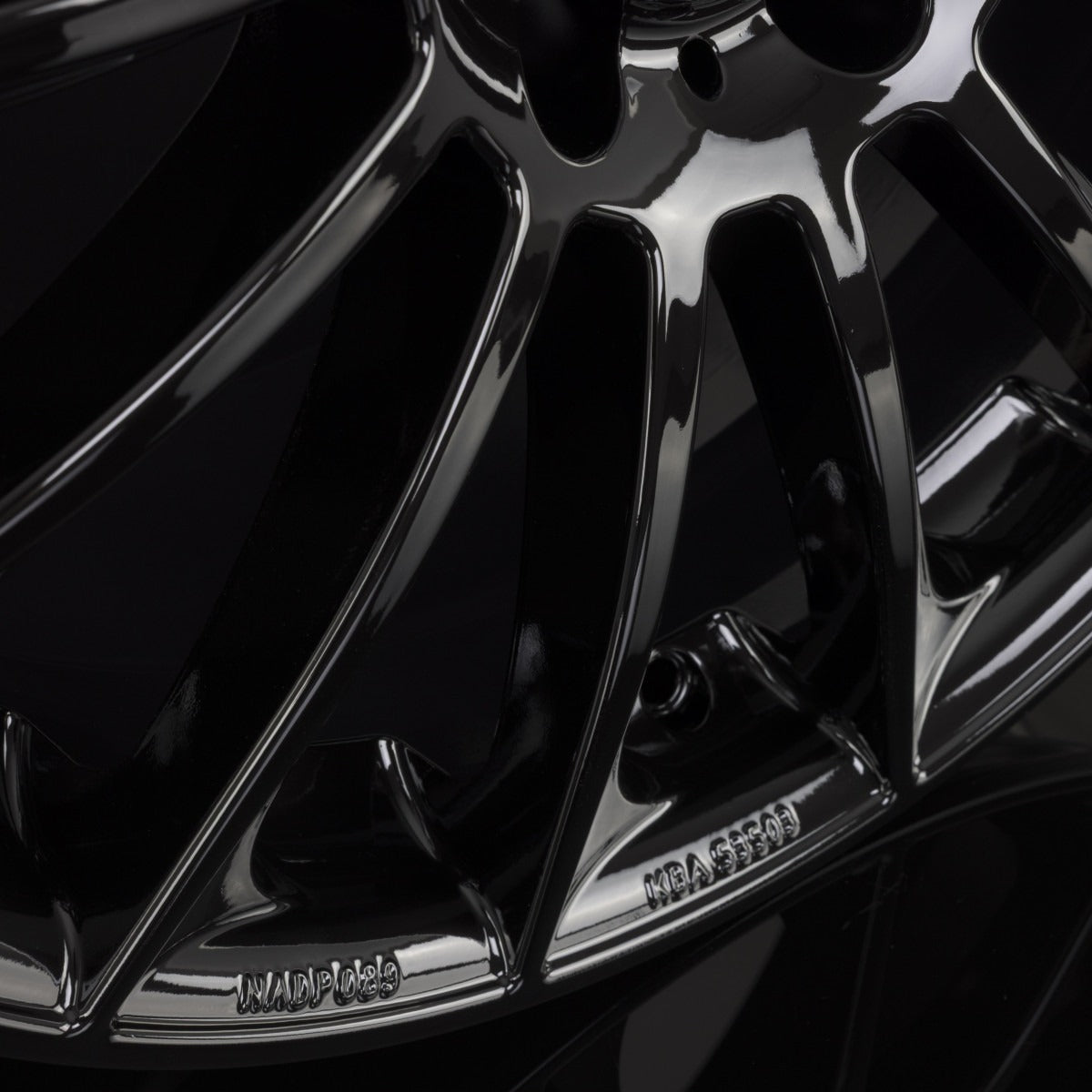 Infiny Stuttgart Noir Brillant - Bright Black Alufelge 7.5x17 Zoll ET35 LK 5x112 ML66.6 – Bild 5