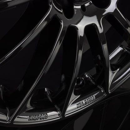 Infiny Stuttgart Noir Brillant - Bright Black Alufelge 7.5x17 Zoll ET35 LK 5x112 ML66.6 – Bild 5
