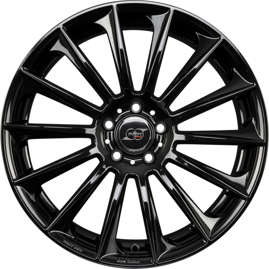 Infiny Stuttgart Noir Brillant - Bright Black Alufelge 8x19 Zoll ET35 LK 5x112 ML66.6