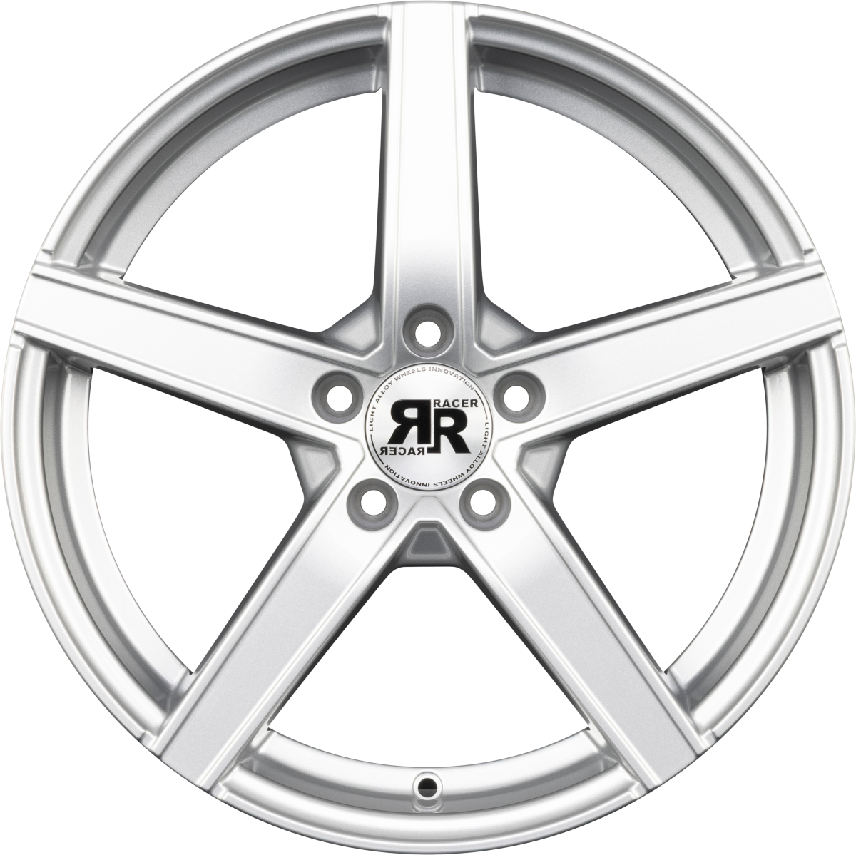 Racer Artic Evo Argent - Silver Alufelge 7x17 Zoll ET37 LK 4x100 ML67.1