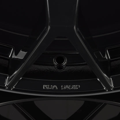 Racer Drifter Noir Brillant Bord Polie-Bright Black Lip Machined Alufelge 7.5x17 Zoll ET35 LK 5x112 ML66.6 – Bild 5