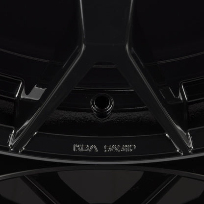 Racer Drifter Noir Brillant Bord Polie-Bright Black Lip Machined Alufelge 8x18 Zoll ET35 LK 5x112 ML66.6 – Bild 5