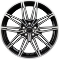 Infiny Welt Light Noir Brillant Face Polie - Bright Black Machined Alufelge 8x19 Zoll ET30 LK 5x112 ML66.6
