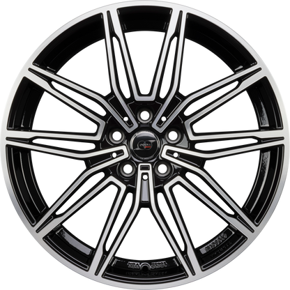 Infiny Welt Light Noir Brillant Face Polie - Bright Black Machined Alufelge 8x19 Zoll ET30 LK 5x112 ML66.6
