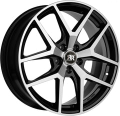 Racer Element noir brillant face polished Alufelge 9x19 Zoll ET35 LK 5x112 ML66.6