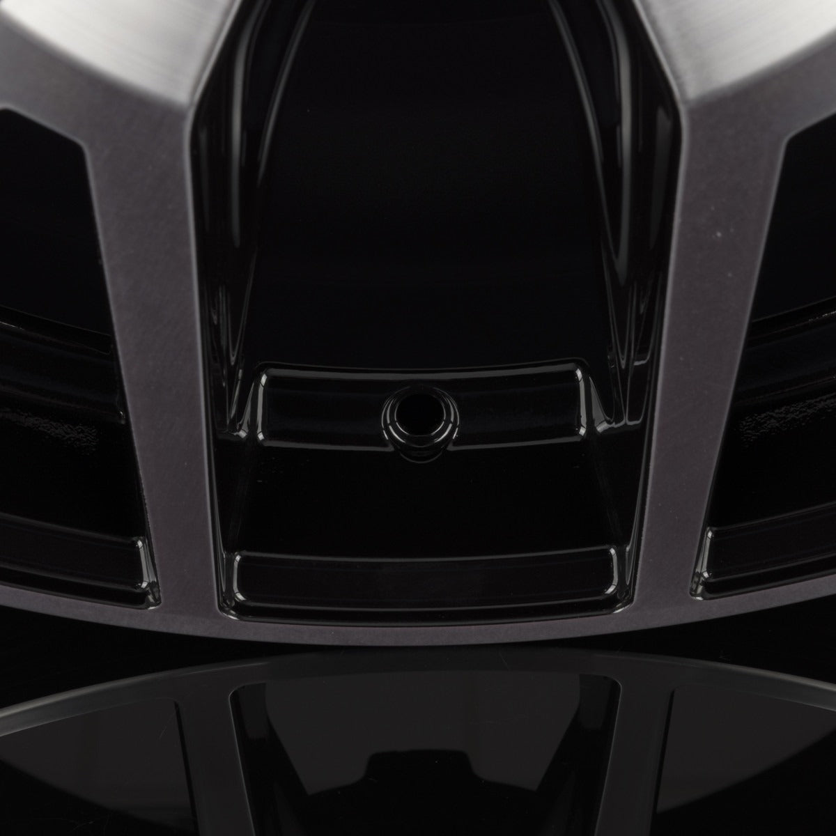 Racer Element Noir Brillant Face Polie - Bright Black Machined Alufelge 8x19 Zoll ET45 LK 5x108 ML65.1 – Bild 4