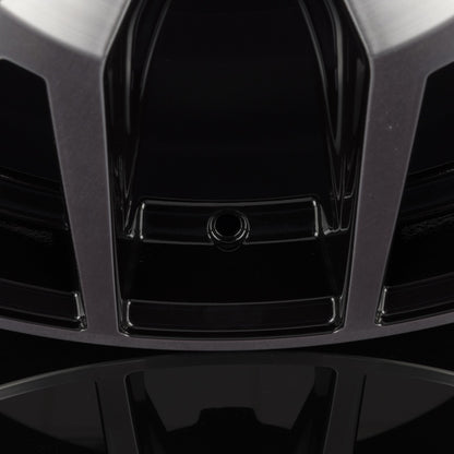 Racer Element Noir Brillant Face Polie - Bright Black Machined Alufelge 8x19 Zoll ET45 LK 5x112 ML66.6 – Bild 4