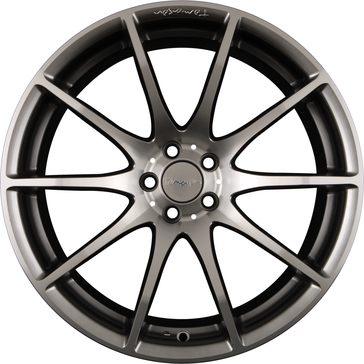 Tomason TN1 Hyperblack Polished Alufelge 8.5x18 Zoll ET45 LK 5x114.3 ML72.6