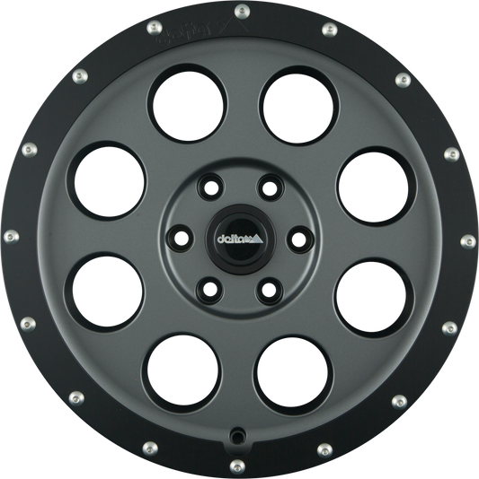 DELTA 4x4 Klassik B Gun Metal Grey Alufelge 8.5x18 Zoll ET42.5 LK 5x120 ML65.1