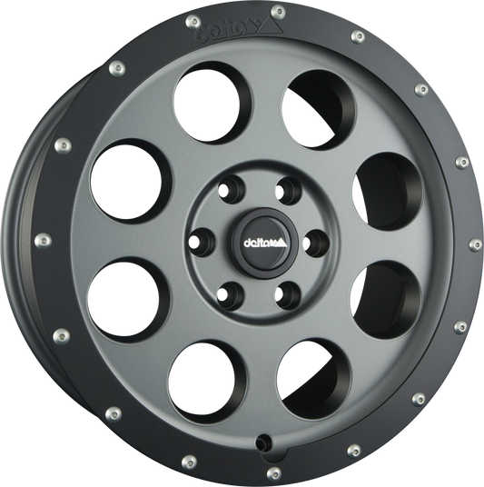 DELTA 4x4 Klassik B Gun Metal Grey Alufelge 8.5x18 Zoll ET42.5 LK 5x120 ML65.1 – Bild 2