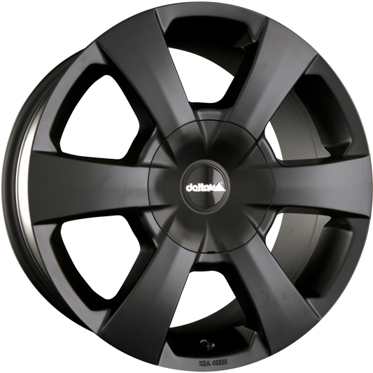 DELTA 4x4 WP Black Matt Alufelge 7.5x16 Zoll ET5 LK 5x139.7 ML108.1 – Bild 2