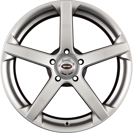 Team Dynamics Jade R2 High-Power-Silver Alufelge 10x19 Zoll ET35 LK 5x120 ML74.1