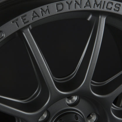 Team Dynamics Pro Race LT Matt Graphit Alufelge 7x15 Zoll ET25 LK 4x100 ML73.1 – Bild 3