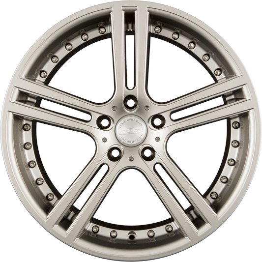 Team Dynamics LE Mans Dusk Silver Alufelge 8.5x18 Zoll ET35 LK 5x112 ML73.1