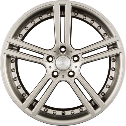 Team Dynamics LE Mans Dusk Silver Alufelge 8.5x18 Zoll ET35 LK 5x112 ML73.1