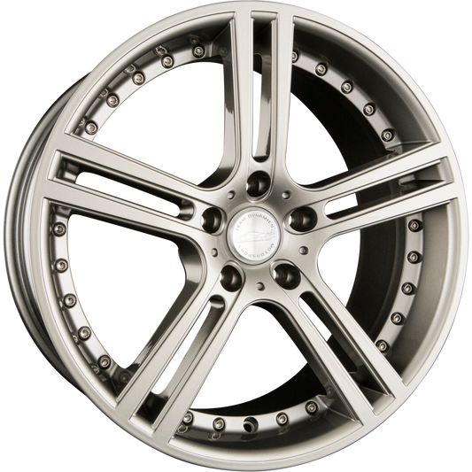 Team Dynamics LE Mans Dusk Silver Alufelge 8.5x18 Zoll ET35 LK 5x112 ML73.1 – Bild 2