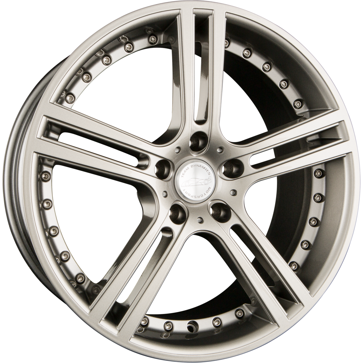 Team Dynamics LE Mans Dusk Silver Alufelge 8.5x18 Zoll ET35 LK 5x112 ML73.1 – Bild 2