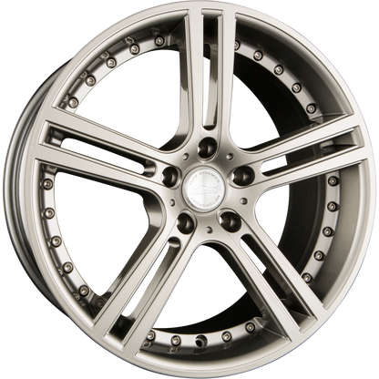 Team Dynamics LE Mans Dusk Silver Alufelge 8.5x18 Zoll ET35 LK 5x112 ML73.1 – Bild 2