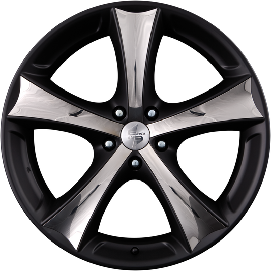 Etabeta Tettsut X Black Matt Inox-Inlays Alufelge 9x20 Zoll ET45 LK 5x120 ML72.6