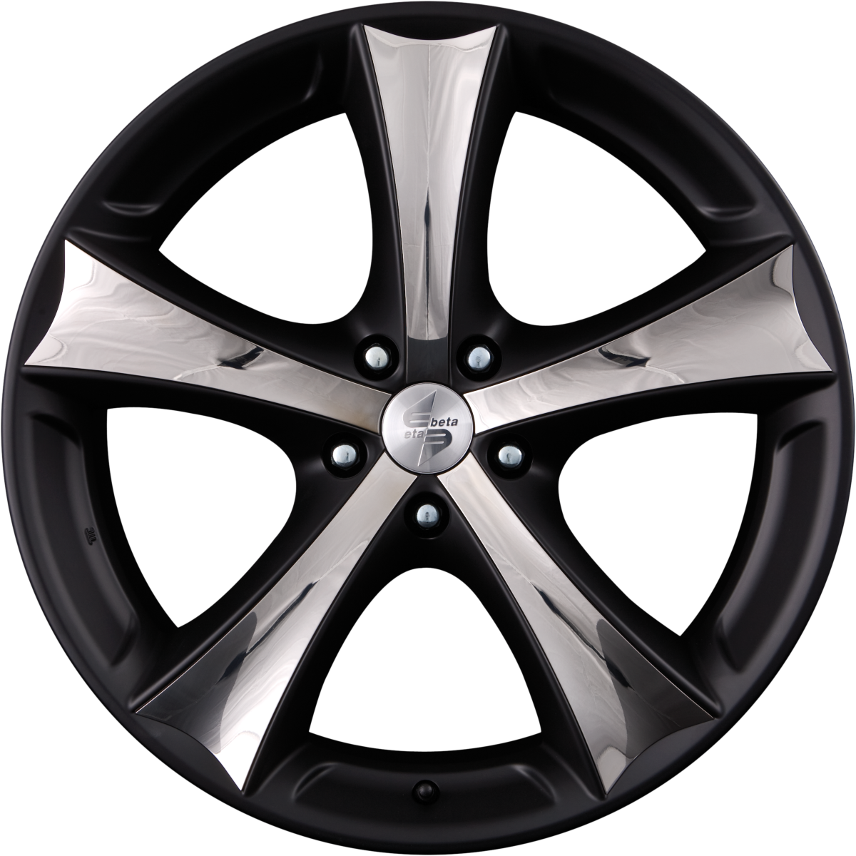 Etabeta Tettsut X Black Matt Inox-Inlays Alufelge 9x20 Zoll ET45 LK 5x120 ML72.6